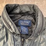 Vintage Duckster Windbreaker Jacket Hidden Hood Size Large Retro White Photo 4