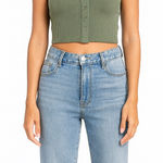 Urban Outfitters  Out From Under Size XS/S Green Ribbed Crop Top. Photo 0