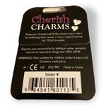 Cherish Charms SISTERS Bracelet‎ Charm NEW NWT Silvertone Silver Tone Photo 1