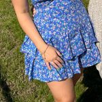 Hello Molly  Dress Mini Floral Blue Photo 1
