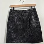 Loft  Shimmer Black Metalic Skirt Petite Size 4 Photo 1