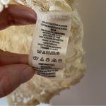 Free People Cream Lace Embroidered Sheer Peplum Top Size Small Photo 7