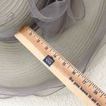 Vintage GIOVANNIO NY “Truly” Gray Wide Brim Dress Hat Derby Fascinator Hat Photo 6