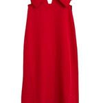 NWT Crystal Sky Red Bow Maxi Open Back Gown Holiday Formal Festive Size XS Photo 0