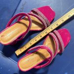 Report Y2K Pink Rhinestone Heels Women's Size 6 Photo 6