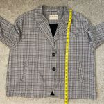 Free People  Cali Plaid Blazer L‎ Photo 9