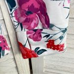 st. john's bay St. John’s Bay Active Floral Full Zip Track Jacket White Pink Petite Small Photo 7