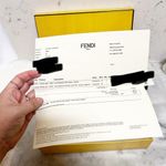 Fendi Authentic Discontinued Sheer Black Motif FF Logo Socks / Hosiery Photo 9