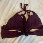 Kona Sol maroon halter top bikini top Photo 2