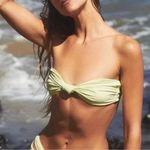 Stone Fox Swim NEW  x Free People lele knotted bandeau bikini top,‎ size M Photo 0