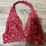 Free People Intimately Galloon Lace Halter Bra in Rose Photo 2