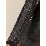 Dana Buchman  black lace dress size 4 sexy black dress going out dress dinner nig Photo 1