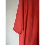 J. JILL Red Cotton Tunic Top Casual Everyday Size L‎ Size L Photo 6