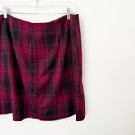 Torrid [] Red Black Plaid Tartan Print Zip Front Mini Skirt Pockets Stretch Sz 16 Photo 4