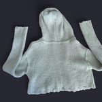 Knitted moon & madison white cropped zip Photo 1