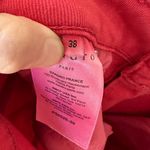 Sandro  Paris Cropped Red Denim Jeans, Size 38 (EU) / Size 8 (US) Photo 14