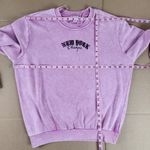 Balanced Motion Tie Dye Sweatshirt Pink Embroidered New York Champs Graphic Top Size M Photo 6