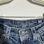 Miss Me Bootcut Bling Y2K Jeans Women 26 Blue Sparkle Western Country Boho Photo 6