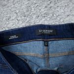Liverpool Chloe Bermuda Pull On Stretch Jean Shorts Size 2 26 Blue Rolled Photo 5