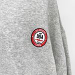 J.Crew Heritage Fleece Hoodie Limited Edition USA Swimming Gray Plus Size 2X Photo 5