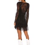 GRLFRND NWT  Reese Lace Mini Dress LongSleeve Black Photo 2