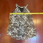 Brina & Em Snakeskin Halter Women's Top Size Large Brown Photo 2