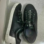 Ash  Nirvana Black Leather With Zip Detail Sneaker EU 38 Photo 1