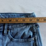 White House | Black Market WHBM Straight Ripped Distressed Cropped High Rise Jeans Size 2 Light Wash Denim Photo 6