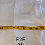 Two by Vince Camuto Tribal Beat Lace Inset Shark Bite‎ Hem Shirt Top Chalk Sz XL Photo 9