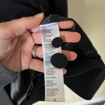 Good American  defined elastic waist black blazer Photo 5