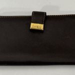 Rare Lauren Ralph Lauren Equestrian Brown Logo Leather Bifold Wallet Photo 0