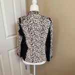 Chico's Women’s Animal Print Zip Front Jacket Size 1 Photo 1