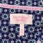 Victoria's Secret Floral Flannel Pajama Set sz L Photo 2