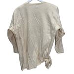 Vintage Decosport 3/4 Sleeve Womens Top Hand painted Mountain Tree Size L Ivory Size L Photo 1