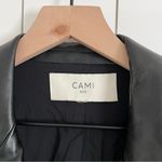 Cami NYC  Tamia Faux Leather Dress in Black Photo 2