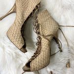 Steven By Steve Madden  leather lace up fish‎ scales heels mermaid 8 Rare Photo 7