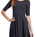 Ganni Grey Charcoal Grey Winter Threaded Trails Dress Photo 2