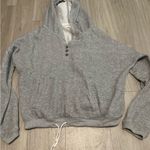 Aerie  Gray Textured Knit Sweater Photo 0