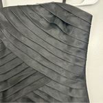 Alex Evenings  Black Strapless Cocktail A-line Mini Dress Size 6 Petite Photo 4