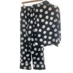 Victoria's Secret ✨Victoria Secret Afterhours Satin Two Piece Polka Dot Long Sleeve Sz M Pajamas✨ Photo 8