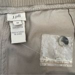 J.Jill NWT  Petal Soft 100% Cotton Light Grey/Tan Cargo Style Pants Gorpcore - 12 Photo 3