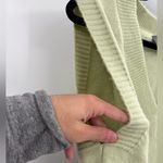Anthropologie  Sunday in Brooklyn green Sweater layer fall Vest Mini Dress small Photo 7