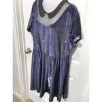 Torrid DR WHO  BBC Tardis Galaxy Velvet Dress Size 4 Cosplay Skater Photo 7