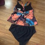 Cupshe  Tropical Tankini Bikini Swimsuit Size 1X Photo 9