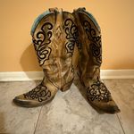 Corral Distressed Brown Embroidered Cowboy Boots Photo 4
