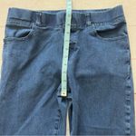 Betabrand  Womens Pull On 4 Pocket Straight Leg Yoga Denim Jeans Dark Was… Photo 7
