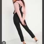 Old Navy  O.G. Straight Black-Wash Jean Overalls for Women Photo 1