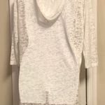 Akini Swimsuit Cover Up Lace Hooded Swimwear Ivory Medium Photo 13