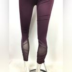 Free People  Movement High Rise Mesh Panel Leggings Plum Size XS Photo 9