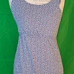Latched Mama Womens‎ Blue Polka Dot Sleeveless Nursing Shirt Top XS Photo 0